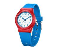 Yuxier Kids Watch Analog with Soft Strap for Boys Girls Sports Outdoor Kids Watches Waterproof Kids Time Teaching Quartz Wristwatch for Ages 3-14 (Reddish Blue)