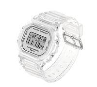 Yuxier Men's Watches Digital Electronic Watch Waterproof Multifunctional Wristwatch Sport Watch Gift Fashion Work Watches for Men Women (Silver)
