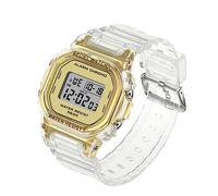 Yuxier Men's Watches Digital Electronic Watch Waterproof Multifunctional Wristwatch Sport Watch Gift Fashion Work Watches for Men Women (Gold)