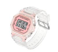 Yuxier Men's Watches Digital Electronic Watch Waterproof Multifunctional Wristwatch Sport Watch Gift Fashion Work Watches for Men Women (Sakura Pink)