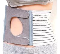 YUXINCAI Ostomy Hernia Support Belt, Adjustable Ostomy Hernia Belt Unisex Stoma Support with Stoma Opening for Colostomy Bag To Prevent Parastomal Hernia