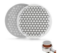 YuXinCat Puck Screen 58 mm for Ninja Cafe Luxe/Sage Espresso Coffee Machines Porta Filter, Ultra Thin 0.8 mm Stainless Steel, Reusable Coffee Filter for De'Longhi 58 mm Portafilter