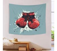 YUXINYUE 3D Boxing Gloves Print Wall Blanket Home Decoration Bedding Poster Wall Art Tapestry Wall Hanging Tapestry Soft Polyester for Bedroom Living Room Dorm Decor 180cmx230cm