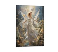 YUXINYUE Angel Art - The Canvas Prints of Reproduction Artwork Pictures on Canvas Wall Art for Home Office Decorations 12x18inch(30x45cm)