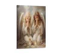 YUXINYUE Angel Canvas Print Colourful Wall Art -Modern Room Bedroom Piece Home Decor Interior Design 12x18inch(30x45cm)