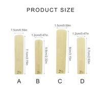 YUXITA 10pcs/ Box Saxophone Normal Saxophone Sax Strength 2.5 for Beginners