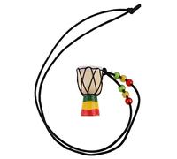 YUXITA Djembe Percussion African Hand Drum Pendant for for Children Kids Learning Instrument