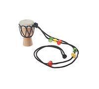 YUXITA Djembe Percussion African Hand Drum Pendant for for Children Kids Learning Instrument