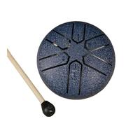 YUXITA Drum with Drumstick 3Inch 6 Note Ethereal Drum Small Metal Handpans Drum Percussions Instrument Musical Toy