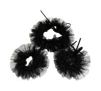 YUXITA Elizabethan Mesh Neck Ruff Detachable Ruffle Collar and Wrist Cuffs for Medieval Costume and Historical Reenactments