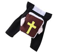 YUXITA Halloween Pet Costume Outfit For Dog Cats Stand Bible Cosplay Photo Ready Apparel