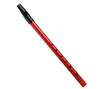 YUXITA Irish Tin Penny Traditional Irish Blowing Instrument 6 Hole Metal Flute Instrument Woodwind