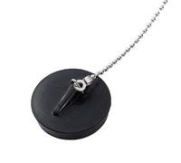 YUXITA Rubber Bath Plug with Chain Drain Stopper Handy Rubber Bath Plug for Kitchen & Bathroom Sinks 40mm