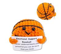 YUXIYAN Basketball Gifts for Basketball Lovers,Crochet Basketball Birthday Graduation for Women Men Friends Teen Son Daughter Teammate Players,Emotional Support Positive Crochet