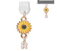 YUXIYAN Initial Charms for Kindle,Usb C Dust Plug Charm Personalised Letter Accessories for E-Reader Type C Dust Plug,Bookish Gift Compatible Fits Kindle Paperwhite Scribe iPad Phone, Standard Type C