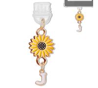 YUXIYAN Initial Charms for Kindle,Usb C Dust Plug Charm Personalised Letter Accessories for E-Reader Type C Dust Plug,Bookish Gift Compatible Fits Kindle Paperwhite Scribe iPad Phone, Standard, Alloy