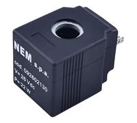 YUXSOUQ Solenoid Valve Coil M14000002 Fits Excavator Loader Dozer Crane Compatible with Brevini, 3 Pins, 24VDC, 18W