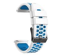 YUXUAN 22mm Watch Straps, Silicone Rubber, Quick Change Replacement Bands for Men and Women, Stainless Steel Clasp, Mittelgroße, Silicone, No Gemstone