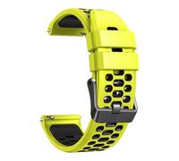 YUXUAN 22mm Watch Straps, Silicone Rubber, Quick Change Replacement Bands for Men and Women, Stainless Steel Clasp, Mittelgroße, Silicone, No Gemstone