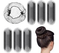 Yuxung 300 Large Hair Nets for Professional Catering Black Wig 24" Invisible Nylon Nets for Women Restaurants Ballet