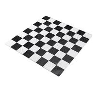 Yuxung 7.9*7.9ft Giant Chess Game Board Plastic Chess Game Mat for Outdoor Yard Lawn Games, Compatible with 25 Inch 37 Inch 49 Inch Giant Chess Sets and 10 Inch Giant Checkers, Chess Not Included
