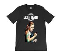 YUXUuruRTE KANSHEN Men's Beth Hart Simple and Comfortable Trend Tshirt Black