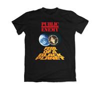 YUXUuruRTE Public Enemy Fear of A Black Planet T-Shirt Unisex Black Black XXL