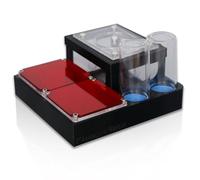 yuyala Ant Farm Nest, Black and Red, Acrylic Construction, Desktop Formicarium for Ant Colony Housing (M)