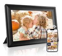 YUYIALARM - 10.1 inch digital photo frame, electronic WiFi digital photo frame with 1280x800 IPS HD touch screen, share videos photos and send wishes instantly to