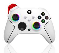 YUYIU Wireless 2.4GHz Controller with 7 Colors RGB Light for Xbox Controller, Xbox One Series X|S,Consoles,Steam PC Windows, with 1000mAh Battery/Dual Vib-ration/Turbo/Programmable, 3.5mm Audio Jack