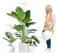 YUYMIKA Grow Lights for Indoor Plants, 72 LEDs Full Spectrum Led Plant Grow Light, 10 Dimmable Levels Grow Lamp with Auto Timer, 30-162CM Adjustable Plant Light for Small Tall Plants (2 PCS)