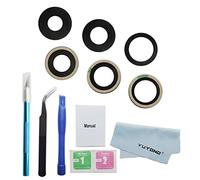 YUYOND 3pcs OEM Original Back Rear Camera Glass Lens Replacement for iPhone 12 Pro Max 6.7 Inch Adhesive Preinstalled with Installation Manual and Repair Tools Kit (for 12 Pro Max)
