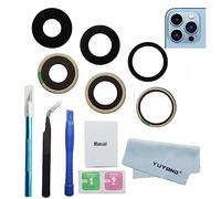 YUYOND 3pcs OEM Original Rear Camera Glass Lens Replacement for iPhone 13 Pro and for iPhone 13 Pro Max with Adhesive Preinstalled and Repair Tools Kit (for 13 Pro 6.1" / 13 Pro Max 6.7")