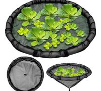 YUYQAQ 1Pcs Floating Flora Fish Barrier, Floating Island Plant Protector Round Floating Flora Island for Pond Protects Your Floating Plants from Pond Fish, 3 Size