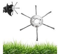 YUYQAQ 2025 Update Steel Wire Grass Trimmer Head, 7/8/9 Inch Heavy-Duty Brush Cutter Replacement Fits for Weed Eater, Compatible with Most Lawn Mower,Tool-Free Installation (9"+6 blades)