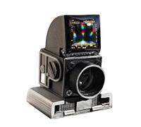 YUYQAQ Camera External Optical Waist Level Viewfinder, 35/50mm Hot Shoe Optical Waist-Level Viewfinder, with Lens Cap, Shoe Foot Position-Adjustable for Precise Framing