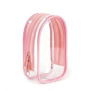 YUYQAQ Clear Figures Display Bag, Portable Figures Storage Bag with Keychain, Mini Doll Hanging Blind Box, Crossbody Dustproof Collectibles Case for Mini Figures Dolls