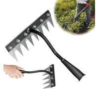 YUYQAQ Detachable Gardening Hand Weeder Tool, Weed Puller Tool Manganese Steel Manual Weeder Claw Remover Tool, Effective Uprooting Tool for Yard Garden, Multifunctional Garden Hoe