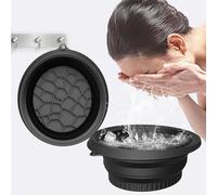 YUYQAQ Facial Ice Bath, Ice Water Face Cold Plunge, Foldable Ice Bath Face Bowl with Reusable Cubes, Portable Ice Bath Face Bowl, Face Ice Bath Water Chiller