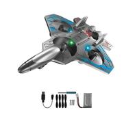 YUYQAQ Foam Remote Control Airplanes for Teens Adults, RC Airplane Fighter Jet with Light, 360° Flip Fighter Jet Toy, Gravity Sensing, Airplane Toy Gifts