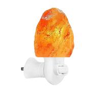 YUYQAQ Himalayan Salt Lamp Night Light Plug in, Certificated 360 Degree Rotatable Wall Plug with Extra 2 Replacement Bulbs Bathroom Bedroom Night Light, Pink Crystal Rock Salt Hand Crafted