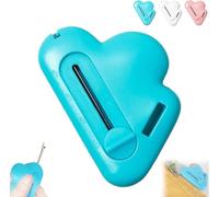 YUYQAQ Magnetic Seam Guide, 2-in-1 Adjustable Seam Guide with Built-in Seam Ripper, Needle Threader Seam Ripper for Sewing Machine, Sewing Supplies and Accessories