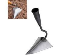YUYQAQ Triangle Garden Hoe, Warren Hoe, Flower Vegetable Planting Hoe, Stainless Steel Weed Remover Edger Lawn Tool, Gardening Hand Tools Hoe for Ridging Weeding Digging Loosening Edging Soil