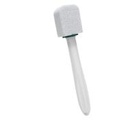 YUYTE 10Pcs Pumice Stone Toilet Bowl Cleaner Cleaning Brush Set, Multifunctional Bathroom Cleaner with Long Handle for Sinks, Tiles, and Bathtubs (White)