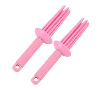 YUYTE 2 Pcs Air Volume Comb for Curly Hair,Non Slip Curling Comb Tool Fluffy Style with 17 Rounded Teeth for Home Use