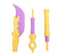 YUYTE 3D Printed PLA Sword 70cm Lightweight Anime Prop with Screen Accurate Engravings for Cosplay Role Play