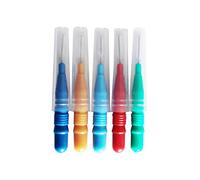 YUYTE 50Pcs Interdental Brushes 50 Pack Brushes 50 Piece Interdental Brush Set with Ultra Soft Bristles for Teeth Cleaning Oral Care Gum Health Travel Home Use