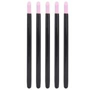 YUYTE 5pcs Nail Art Quartz Stone Polishing Pen, Exfoliating Cuticle Pusher Manicure Grinding Rod for Dead Skin Removal, with 45 Degree Bevel for Professional or Personal Use