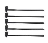 YUYTE 5PCS Stainless Steel Dermal Hammer Set ABS Handle Derma Roller Needle Hammer with Rounded Needles for Skin Care Facial Treatment