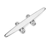 YUYTE 8in Stainless Steel Boat Dock Cleat Polished for Secure Rope Handling for Marine and RV Applications